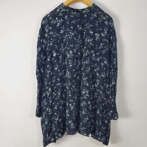 Denim & Supply Ralph Lauren Floral Printed Shirt Tunic Top